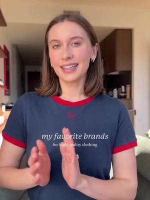 my favorite brands for high quality clothing 🫶
