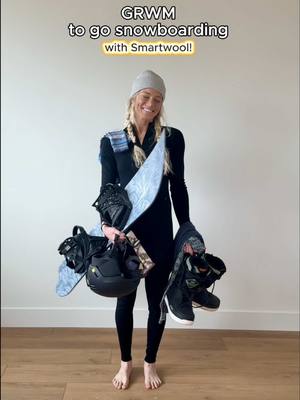 Ready, layered, go! 🎥 @Gabrielle Nelson  #grwm #snowboarding #snowboardsocks #merinobaselayers