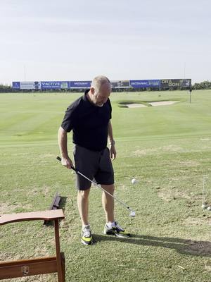 😳 THIS WAS CLEAN Gary Evans on the range at the Vattanac Legends Championship 🇰🇭 🏌️‍♂️ Keepy-ups 😬 Catch in mouth 🎯 Drop & strike Crowd approved 👏 #GolfTok #euLegendsTour #GaryEvans #TrickShot #GolfSkills #RangeMagic