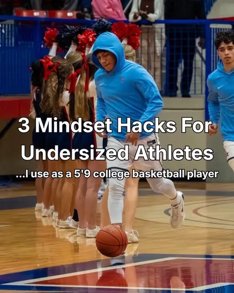 Implementing these mindset habits into my routine didn’t just help my confidence on the court, it changed how I approach pressure, preparation, and everyday life. 👇 1️⃣ Embrace being the underdog. I’m usually the smallest guy on the court. Most people don’t expect much — and that’s fuel. I use it every possession. 2️⃣ Slow the game down. Deep breaths help reset my mind, calm the nerves, and keep me steady when things speed up. 3️⃣ Remind myself why I’m here. My height doesn’t define me. The work I put in, the discipline, and the consistency do. These are simple things, but done daily they make a real difference. In basketball and beyond. #collegeathlete #basketball #mindset #underdog #d1