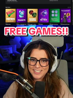 FREE GAMES!! Make sure to hop onto the Epic Games Store this holiday season to make the most of sales, free games, and more! @Epic Games Store #EpicPartner #gaming #sweeettails #holidays 