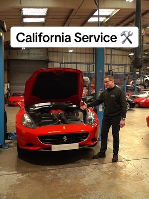 A California in with us for a full service! #kenthighperformancecars #supercars #ferrari 
