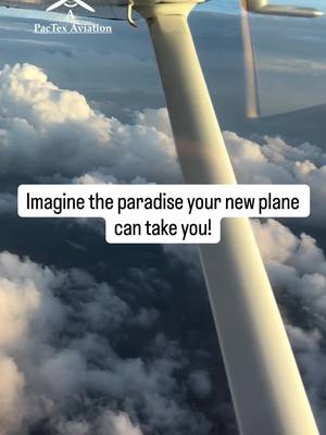 Dreaming of owning your own plane and flying high above the clouds? We would love to help make that a reality for you! Comment “paradise” to find out how we can get you into one of our plane to make that dream a reality!  #pactexaviation #aviation #broker #plane #aircraft  