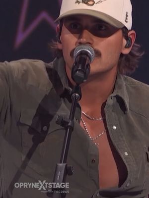 That second no. 1 hit sure sounds great in the circle, @tuckerwetmore! Opry NextStage is presented by @tecovas  #TuckerWetmore #OpryNextStage #CountryMusic