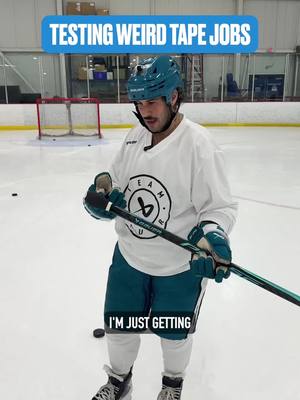 Bad day to be a roll of tape 🏒   @theswaggyp_63 tests out some of the most popular (and the most unique) tape jobs used by Team BAUER athletes. Which one will you rock next game? #Hockey #TapeJob #HockeyStick 