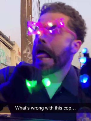 What’s wrong with this police officer? #comedy #edmtiktok #police #edc 