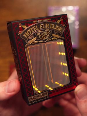 Unboxing the Hotel Fur Elise playing cards @Room One Cards #asmr #unboxing #skills #thedudewithcards #fup 