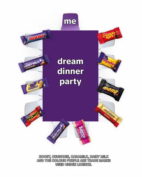 Dinner is served x #cadburyfavourites #dinnerparty