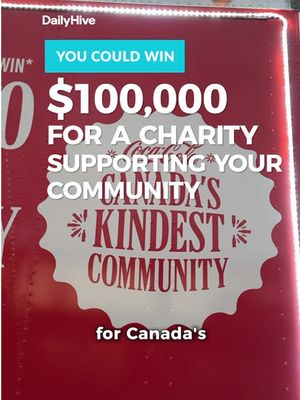 $100,000 for a charity?! 😍 Nominate how your community spreads kindness and help @Coca-Cola find Canada’s Kindest Community. 💰🇨🇦#CanadasKindestCommunity #CocaColaHolidayCaravan #CocaColaCanada #Ad 