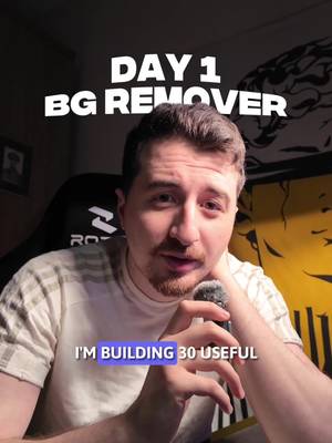 Comment REMOVE and I’ll send you the GitHub repo. ✂️🖼️ I’m building 30 useful web apps in 30 days. No tutorials. No fluff. Just tools people actually use. Day 1 / 30 #webapps #buildinpublic #developers #productivity #creatortools 
