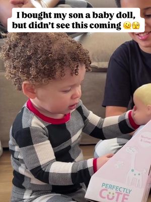 just your typical Xmas morning custody battle🤣 I bought him this baby doll last year to prepare him for his little baby brother that was on the way. Ya’ll just didn’t know that since I didn’t share the pregnancy at all lol. So people were catastrophically upset about this gift 🤪  but I’ll say the babydoll was the best most used gift all year lol. Plus it prepared him to be such a great big brother🥹🥲 so this is your sign to buy the baby doll. I guess this is what raising future great dads looks like 🥹  And I’m fully in my ✨grandma era✨I love it here!😂🫶🏽