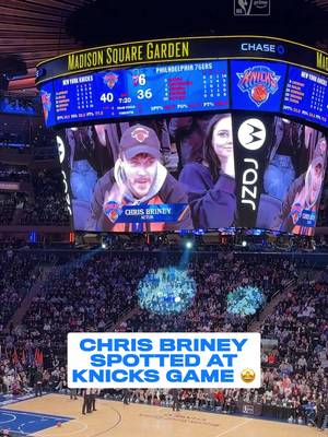 "The Summer I Turned Pretty" star Chris Briney enjoying 76ers-Knicks at Madison Square Garden 👏 #chrisbriney #thesummeriturnedpretty #knicks #msg #nbaonprime   