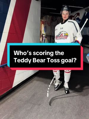 Who do you got? 🧸 #OHL #Hockey #TeddyBearToss #FirstGoal #saginaw 