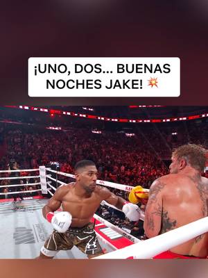 Anthony Joshua noqueó con un derechazo a Jake 😵💣  #JakeJoshua #AnthonyJoshua #Boxing #JakePaul #Box #NetflixDeportes #Netflix #fyp