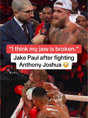 Jake Paul kept it real after his fight with Anthony Joshua 💯 Live only on @Netflix  #boxing #jakepaul #anthonyjoshua #fighting #sports 