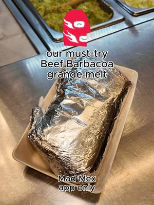 psst! order in 1 click when you select "the best kept secret" in the Mad Mex app 🤫💚 #madforit #grande #biggerisbetter #beefbarbacoa