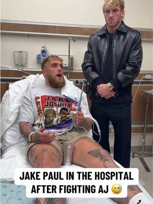 Glad to see he’s okay 🤣 (via @Jake Paul) #boxing #jakepaul #anthonyjoshua #fighting #boxing 