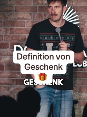 Geschenkt, Leute!🎄✌️😅 #comedy #standup #weihnachtsgeschenke #fy