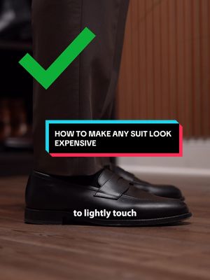 How to make any suit look expensive 