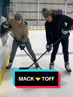 Long live the Toff-Mack chaos 🤞   🎥: @Cat Toffoli    #NHL #HockeyTikTok #SportsTok #hockey #MacklinCelebrini @San Jose Sharks 