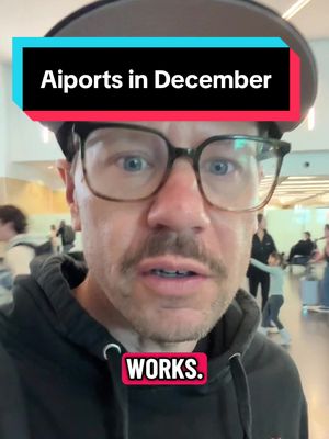 Shout out to all my fellow frequent flyers suffering in December. It’s holiday travel, everyone get there early and for the love of God, read the signs and listen to the announcements.