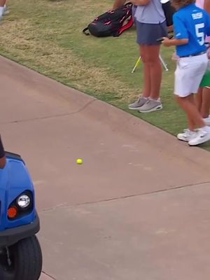 Every golfer has trusted the cart path at least once. 🤝😂 #golftok #relateable #fyp