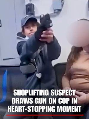 HEART-STOPPING MOMENT: A suspected shoplifter allegedly pulled a gun on a police officer inside an Ohio Walmart. Shane Newman, 21, has reportedly been charged with attempted murder and felonious assault on a police officer, court records show.
