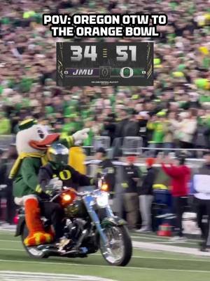 The fun continues 😁 #CFBPlayoff #Oregon #dub @Orange Bowl 