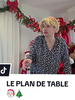 LE PLAN DE TABLE 🤣🎄🎅🏻 #sketch #noel #humour 