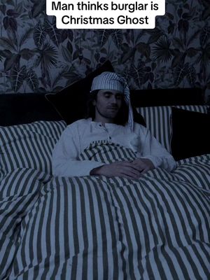 Guy thinks burglar is ghost  With the charming @Sam O'Leary  #christmascarol #ghost #christmas 