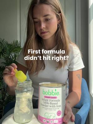 If the first formula didn't work for your baby, our Organic Gentle was made with sensitive tummies in mind.  Grab a Starter Bundle of our Organic Gentle directly on our website! #bobbieformula #newparent #infantformula #newbaby #postpartum 