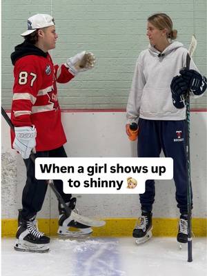 Bro I’m telling you she wanted me 😭 #hockey #hockeyplayers #funny 
