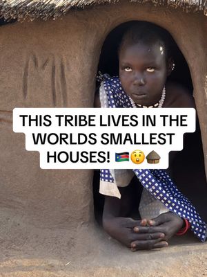 🇸🇸 Meet the Larim people of South Sudan, an ethnic group of around 20,000 who live in the world’s smallest homes, so small that I couldn’t even get inside! Could you live in a house like this? #travel #africa #southsudan #Home #house 
