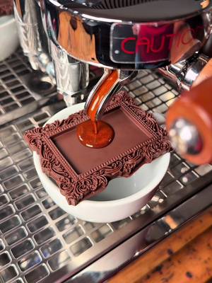 Satisfying chocolate Art and Coffee 