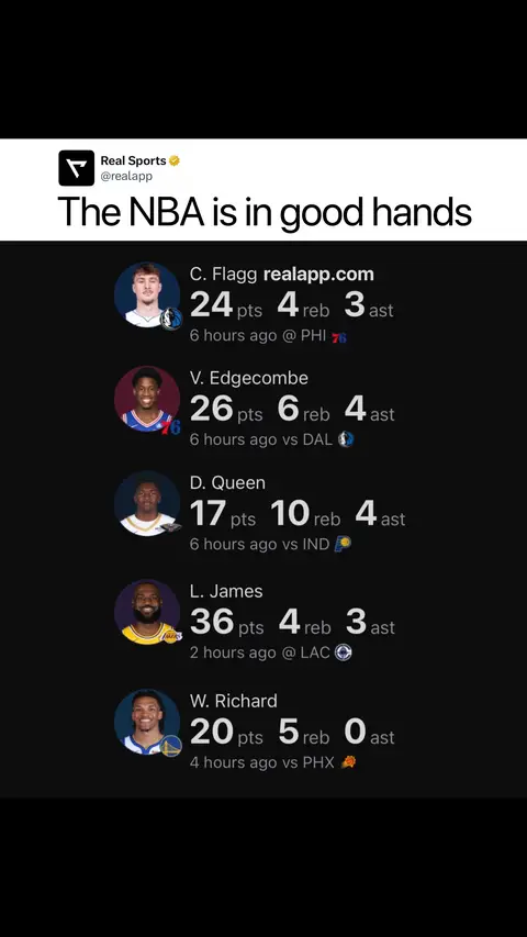 Rising stars #NBA #real #sports 