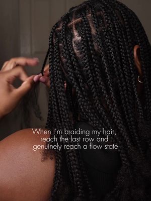 The best feeling 😭 #minibraids #flowstate #minibraidstyle #creatorsearchinsights 