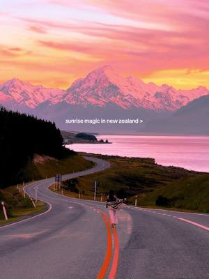 sunrise magic in new zealand > #newzealand #southisland #mtcooknewzealand 