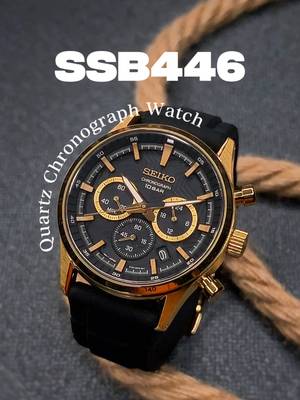 Classy, dinamis, dan tetap fungsional. SEIKO chronograph ini jadi pilihan tepat untuk Anda. #watchenthusiast #watchaddict #watchfams #seiko #chronogaphwatch #ssb446 #quartzwatch #watchrecommendation #watchforyou