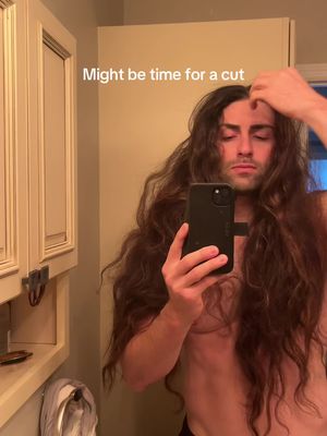 chop chop #guyswithlonghair #longhair #longhairmen 