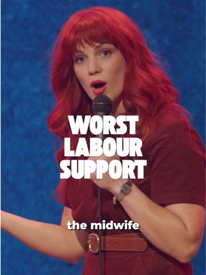 Lukasz is actually the best person I’ve ever met, but on this day he was too hungover to be anything but the worst #bronlewis #standupcomedy #pregnancy #midwife #labour 