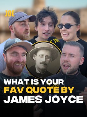 "What a man" 🇮🇪👏 We asked people for their favourite quotes by one of Ireland's most famous writers 👀 #Ireland #Dublin #Irish #JamesJoyce