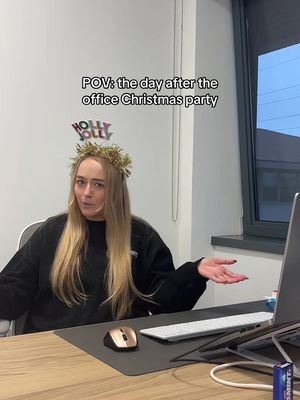 POV: The day after the Christmas office party😵‍💫                                               You think you got away with it.  Then the stories start coming in.  And you realise everyone remembers your night better than you do.  #OfficeHumour #OfficeChristmasParty #ChristmasParty #SocialMediaAgency #SocialMediaManager 