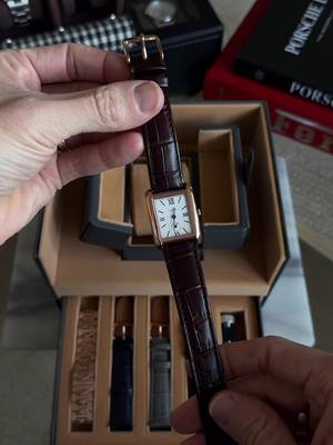 This is a pretty impressive Cartier Tank alternative. Japanese movement, real leather straps and the whole presentation is actually quality.  If you prefer vintage like I do, you could opt for a Seiko or Omega but a lot of people prefer new watches with vintage style - so this is great option. 