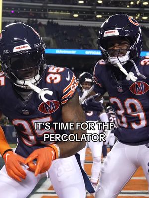 IT’S TIME 🕺 #chicagobears #percolator #NFLPlayoffs 