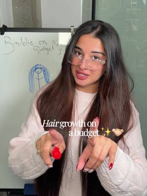 Baddie on a Budget: How to grow your hair on a budget 🩷✨🌱🍃 @L’Oréal Paris  • • • • • #longhair #hairgrowth #HairCareTips #ad 