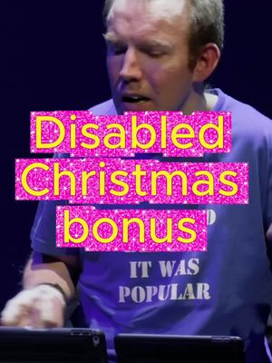 Just got my bonus from the government for being a good disabled person this year. If you know, you know... Comment if you got yours! #ChristmasComedy #BritishComedy #DisabilityComedy #ChristmasTV #ITVX #LostVoiceGuy