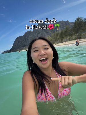ocean dunk in Hawaii 🌺🌴 #oceandunk #livinginhawaii #hawaiilife #hawaiivlog #oceanvlog 