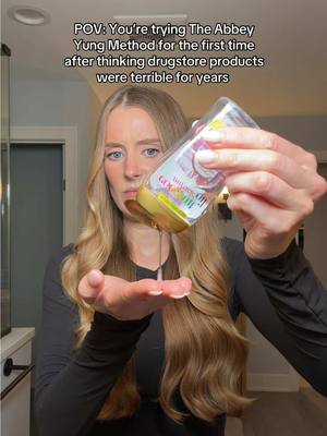 I promise the initial hesitation & fear goes away once you experience the results for yourself 😂🩷🩷 #abbeyyungmethod #haircare #hairroutine #BestHairProducts 