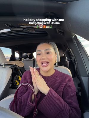 I LOVE holiday shopping but the budget is very real and also just trying to keep to a list!🎄🛒 This year I’m being more intentional and trying to stay on track without the stress. Swipe smarter this holiday season with Chime 💚 #ChimePartner #BankSmarterThisSeason