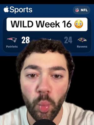 Week 16 of the NFL Season was INSANE 🤯 Shoutout to the Apple Sports App for keeping me updated #ApplePartner 